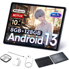 10-Core Android 13 Tablet PC 8GB+128GB 1920x1200 IPS HD Bluetooth 5G WIFI Gifts picture