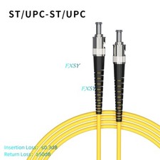 10Pcs 1m 2m 3m ST UPC to ST UPC Simplex Single Mode OS2 Fiber Optic Patch Cord picture