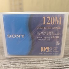 Sony DDS2 120M Computer Grade Data Cartridge 4GB Factory Sealed Lot of 4 picture