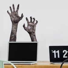 Halloween Ghost Hand Wall Sticker Horror Glass Wall Sticker picture