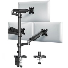 MOUNTUP Triple Monitor Mount Fits Max 32 Inch Screen, Holds 4.4-17.6lbs picture