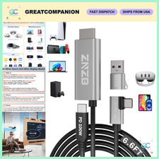 1080P HDMI Capture Card with PD 100W for Streaming, Game Recording, USB C/A Adap picture