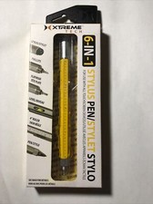 Xtreme tech 6-in-1 Stylus Pen Flathead Phillips ruler level stylus pen. picture
