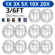 USB Charger Cord Fast Long Cable Data Lead Lot For Apple iPhone 13 12 11 Pro Max picture