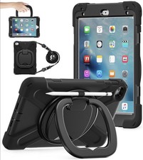 Heavy Duty Shockproof Protective Hard Case w/Stand Strap For iPad mini 5/mini 4 picture