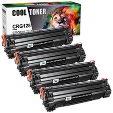 4 Pack For CRG128 Black Toner Cartridge For Canon 128 ImageClass D530 MF4890dw picture
