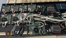 NVIDIA Jetson TK1 + Intel NUC Compute Cluster Tray w/ Netgear 16-Port Switch picture