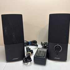 Bose Companion 2 Series III Multimedia Speaker System Pair w/ All Wires Tested picture