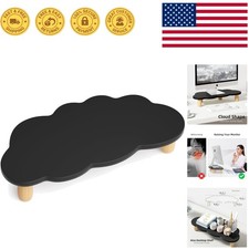 Multi-Purpose Desktop Organizer - Cloud Shaped Monitor Stand, Supports 44 lbs picture