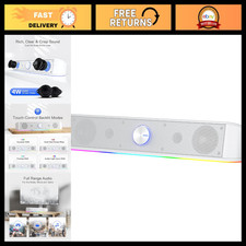 RGB Desktop Soundbar with Dynamic Lighting & Audio Sync - Enhanced Sound Quality picture