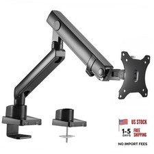 Premium Aluminum Full Motion Single Ultrawide Monitor Desk Mount Stand with picture