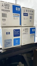 HP Invent C4192A C4193A C9702A Color LaserJet Toner Cartridges Lot of 4 New picture