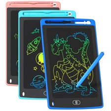 TQU 3 Pack LCD Writing Tablet for Kids, 8.5 Inch Colorful Doodle Board Drawing T picture