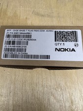 Nokia  3HE11904AARB 01 SFP 1200M RJ45  100M CLEI:IPUIBZ6DAA  MR:04 picture