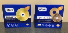 Ativa Double Layer DVD+R DL 10 Pack AND  Ativa DVD +R 10 pack BOTH PACKS picture