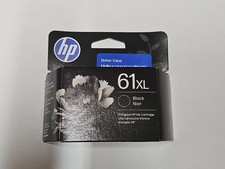 ☆☆ Set Of 2 ☆☆ NEW FACTORY SEALED HP 61 XL BLACK INK CARTRIDGE EXP Jan 2028 picture