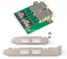 SFF-8087 to 2 Port External HD SAS SFF-8088 PCI Mini SAS Card Adapter Board picture