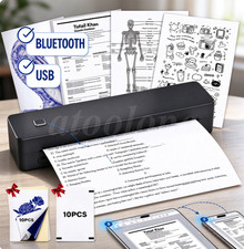 Wireless Bluetooth Printer Portable Thermal Printer for Travel iOS Android NEW picture