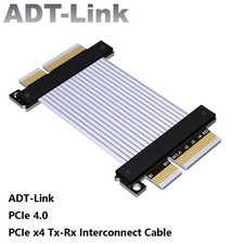 ADT PCI-E 4.0 Extension Cable X4 Male to Male PCIe Signal Switching Cable Gen4 picture