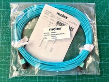 U43278 MOLEX QSFP MPOMTP Female 8F Fiber Optic Trunk Patch Cable Multimo G1N picture