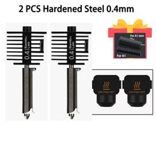 SAHVAIM Hotend Kit for Bambu Lab A1/A1 Mini Hardened Steel Nozzle 0.4mm picture