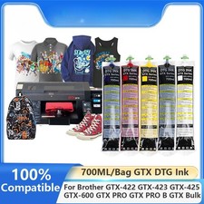 700ml DTG Textile Ink for Brother GTX-422 GTX-423GTX-425 GTX-600 GTX PRO Printer picture