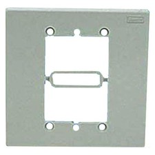 MIWBAWH 2Gang InWall Electrical Box Adapter Plate 4.96x4.96 Inch White picture