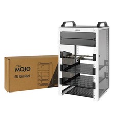 Tecmojo 9U Network Rack, 10 inch Mini Server Rack with 2 Side Translucent Pan... picture
