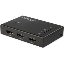 StarTech 4 Port HDMI Video Switch - 3x HDMI & 1x DisplayPort - 4K 60Hz - Multi picture
