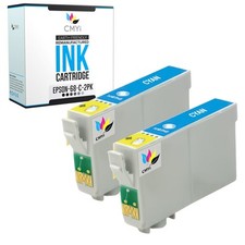CMYi 2-Pack Compatible Epson 68 Cyan Cartridge for Stylus NX615 Workforce 30 500 picture