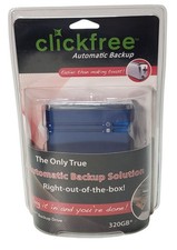 Click Free Automatic Backup 320GB External Hard Drive HD325 Blue New picture
