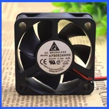 DELTA AFB0524HHD 5020 DC24V 0.14A 5CM 2-Wire Inverter Cooling Fan picture