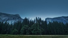 Landscape nature mountains forest Custom Gaming Mat Desk picture
