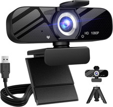 Tewiky 1080P USB HD Computer Webcam, Plug and Play for Video Calling, Camera picture