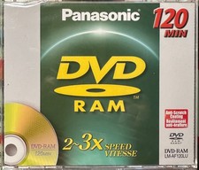 Panasonic DVD-RAM Single Sided 4.7GB 120 Min DVD-RAM LM-AF120LU New Sealed picture