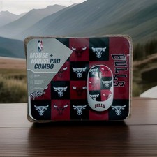 Chicago Bulls Wireless Mouse and Mousepad Combo SOAR New. COLLECTIBLE ITEM picture
