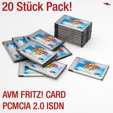 20 Pieces Pack AVM FRITZ Card PCMCIA 2.0 ISDN Card Good Condition VAT picture