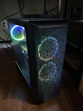 cyberpower gaming pc and mic picture
