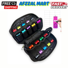 USB Flash Drive Storage Case 20 Slots Electronic Organizer Black Carrying Case picture