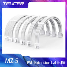 TEUCER 35CM CPU PSU Extension Cable Kit 3 in 1 24Pin ATX GPU 6+2Pin PCI-E 4+4Pin picture
