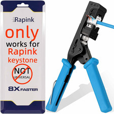 Speed Keystone Jack Tool for 90 Degree RJ45 Keystone, Ethernet Keystone Punch do picture