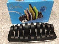 Quirky Cordies | Desktop Cable Organizer for Power Cords & Cables | Black picture