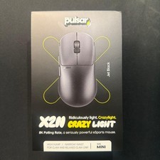 Pulsar X2N CRAZY LIGHT PX2NCL101 Mini Gaming Mouse Jet Black picture