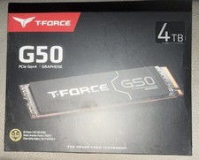 TEAMGROUP T-Force G50 4TB PCIe Gen4 NVMe M.2 SSD TM8FFE004T0C129 New Sealed picture