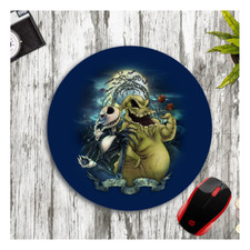 JACK SKELLINGTON OOGIE BOOGIE ROUND NEOPRENE MOUSE PAD MAT HOME SCHOOL OFFICE picture