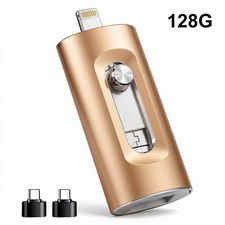 4IN1 Memory Storage Stick for iPhone iPad, Backup USB Flash Drive, PC Android US picture