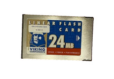 Viking 24MB PCMCIA Type 1 16-Bit Linear Flash Card VPK1216T5200-CS03A 16-1837-01 picture