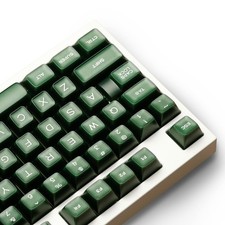 Emerald Jade Keycaps 142 Keys Double Shot PBT Keycaps RSA Profile Translucent picture
