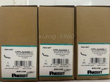 Panduit CPPLA24WBLY Mini-Com 24 Port Angled Modular Patch Panel Port 1 RU Black picture