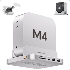 8-Port USB C Hub with 8TB SSD for Mac Mini M4/M4 Pro - High-Speed Design picture